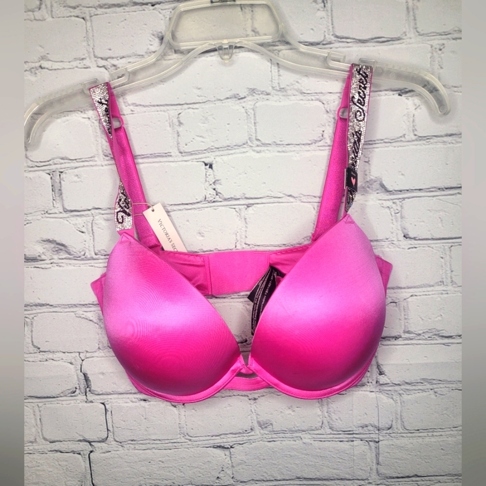 Victoria's Secret Hot Pink Push-Up Bra